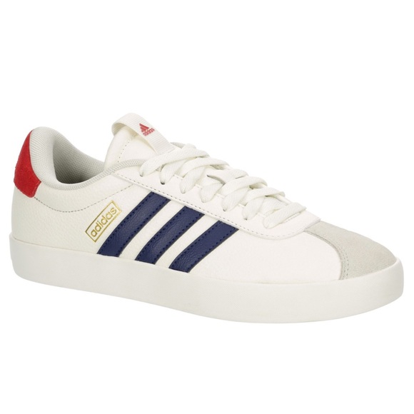 Adidas VL Court 3.0 Women’s 3 Stripe Suede Skate Fashion Low Top Shoes Sneakers - Picture 3 of 6